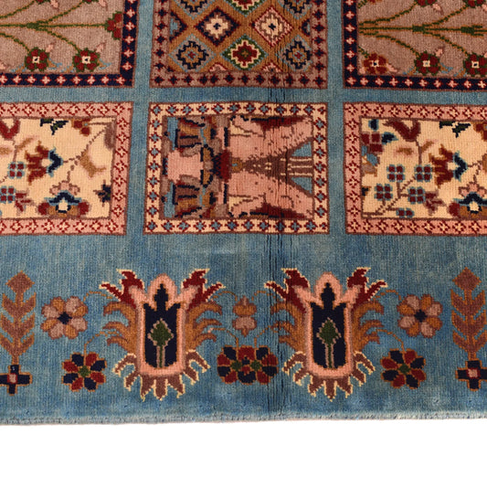 Blue Bakhtiar Persian Hand-Knotted Rug (BR-683)