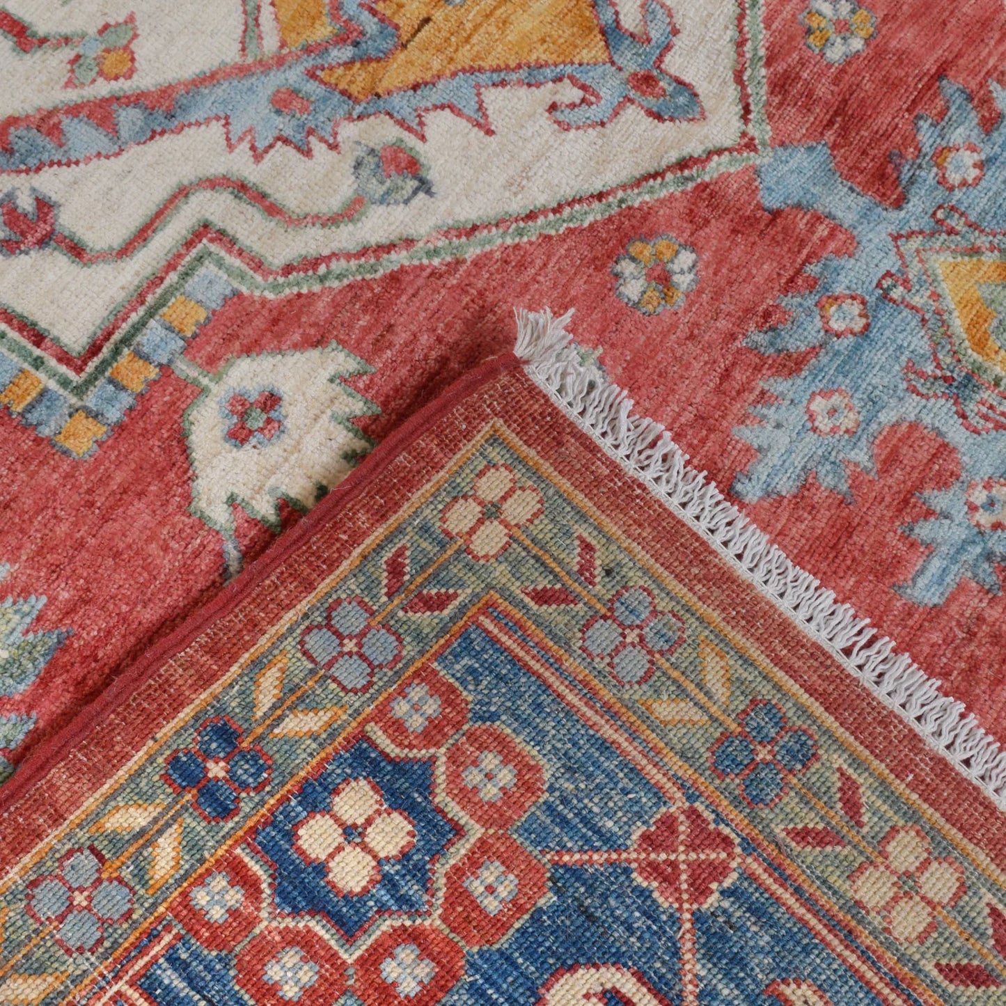 Multi Color Heriz Hand-Knotted Persian Rug (HZ-807)