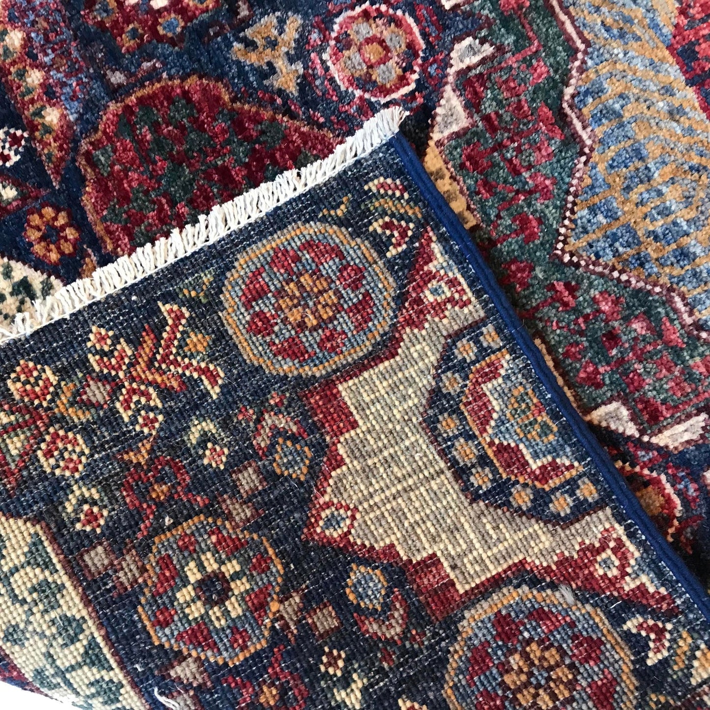 Purple Mumluk Afghan Hand-knotted (MM-114)