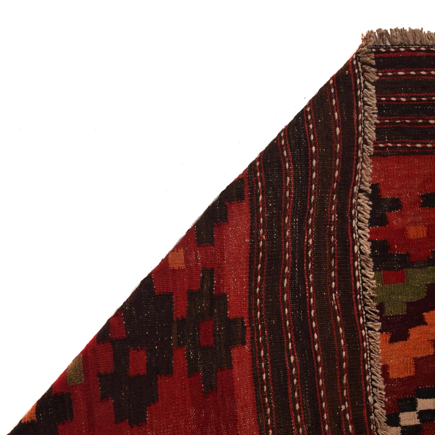 Multi Color Afghan Hand-knotted Kilim (RK-4001)