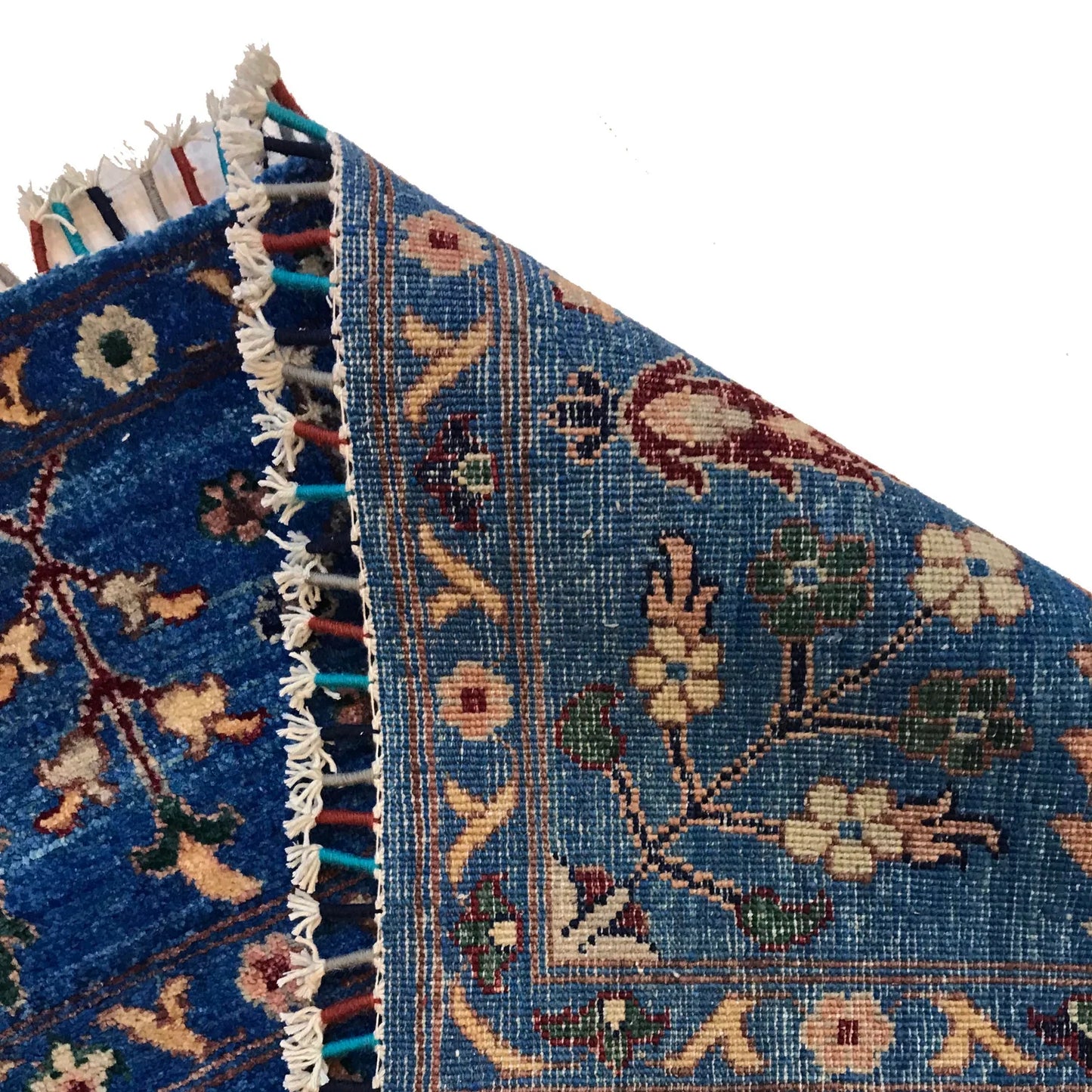 Blue Modern Sultani Afghan Hand-knotted Rug (ST-724)