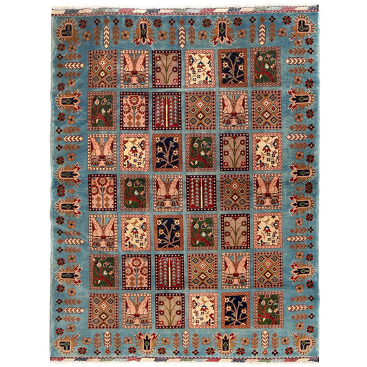Blue  Bakhtiar Persian Hand-Knotted Rug (BR-683)