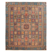 Blue  Bakhtiar Persian Hand-Knotted Rug (BR-684)