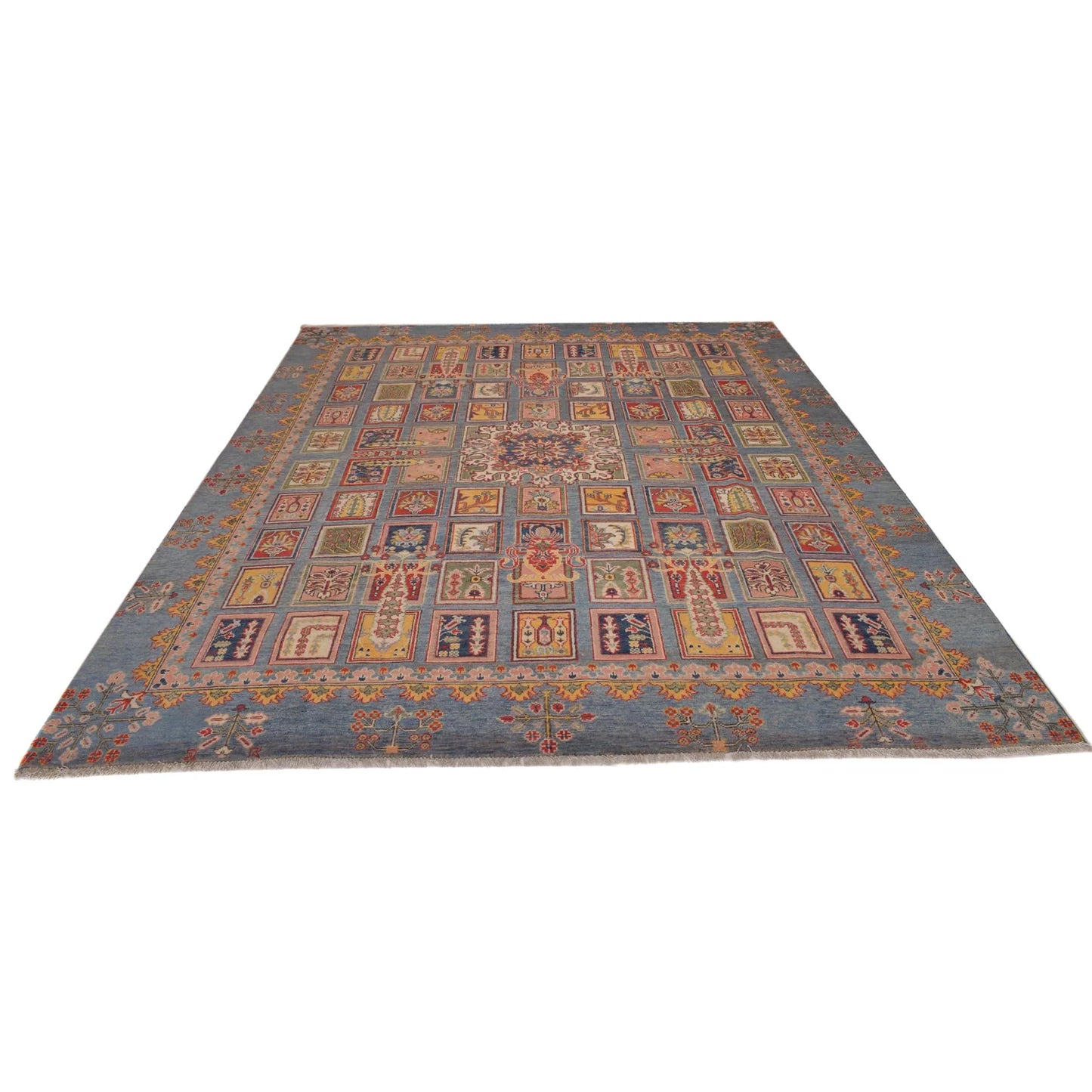 Blue  Bakhtiar Persian Hand-Knotted Rug (BR-684)