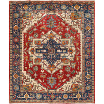 compare product Multi Color Heriz Hand-Knotted Persian Rug (HZ-807)