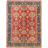 Multi Color Heriz Hand-Knotted Persian Rug (HZ-813)