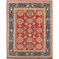 Red Heriz Hand-Knotted Persian Rug (HZ-814)