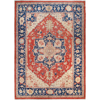 Multi Color Heriz Hand-Knotted Persian Rug (HZ-815)