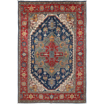 compare product Multi Color Heriz Hand-Knotted Persian Rug (HZ-817)