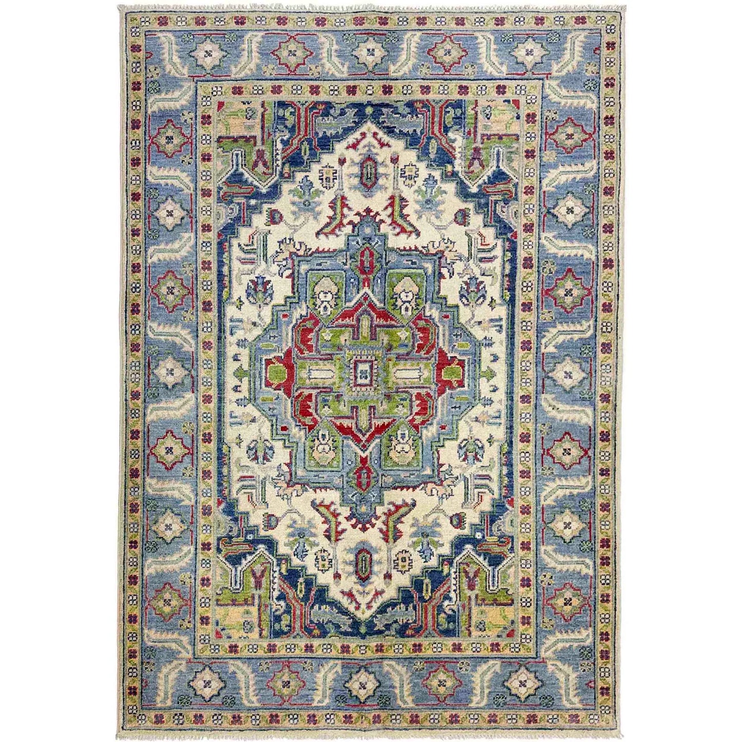 Multi Heriz Hand-Knotted Persian Rug (HZ-823)