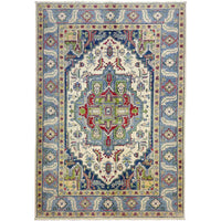 Multi Heriz Hand-Knotted Persian Rug (HZ-823)