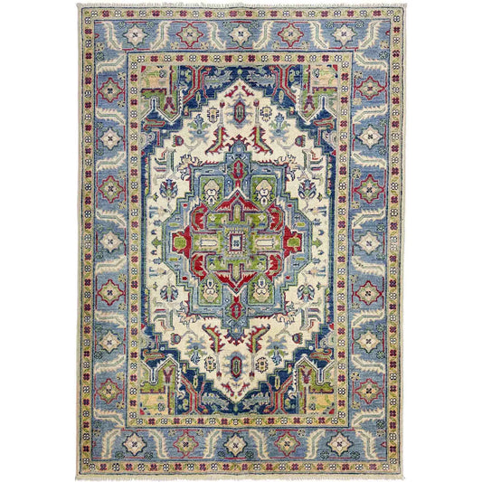 Multi Heriz Hand-Knotted Persian Rug (HZ-823)