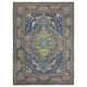 Grey  Heriz Hand-Knotted Persian Rug  (HZ-824)