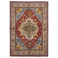 Red Heriz Hand-Knotted Persian Rug (HZ-825)