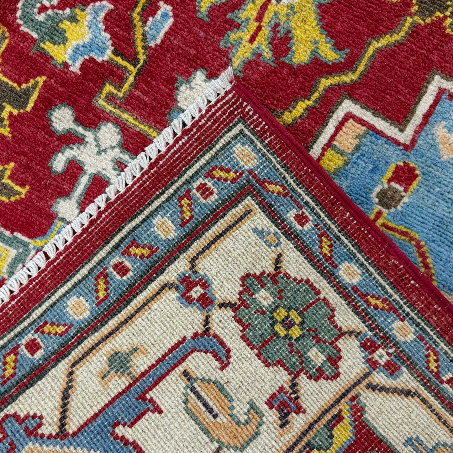 Red Heriz Hand-Knotted Persian Rug (HZ-825)