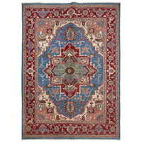 Blue Heriz Hand-Knotted Persian Rug (HZ-826)