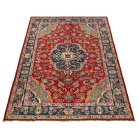 Red Heriz Hand-Knotted Persian Rug (HZ-802)