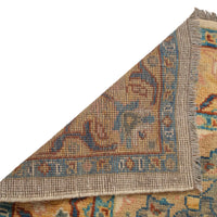White Heriz Hand-Knotted Persian Rug (HZ-805)