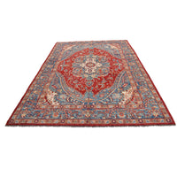Multi Color Heriz Hand-Knotted Persian Rug (HZ-806)