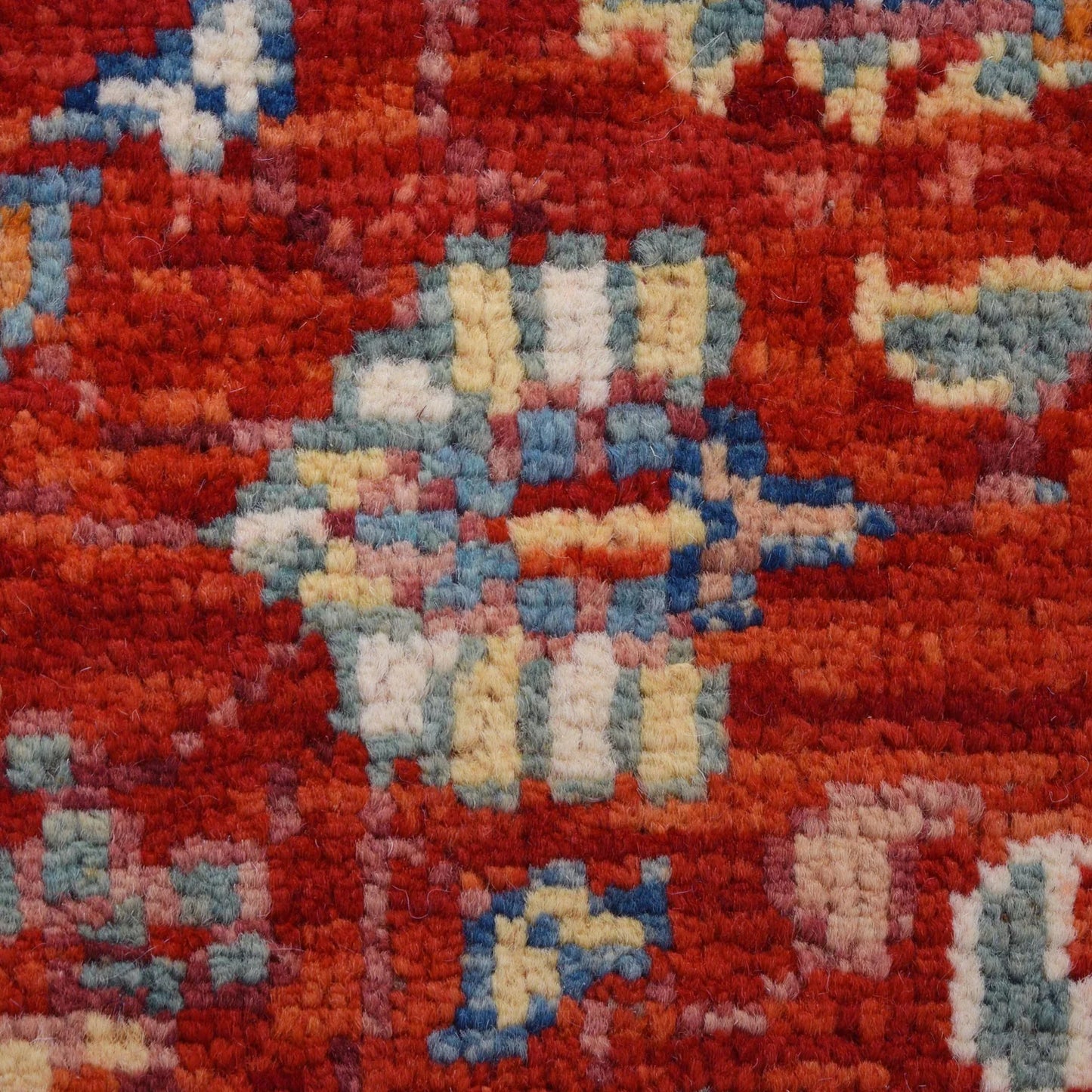 Multi Color Heriz Hand-Knotted Persian Rug (HZ-806)