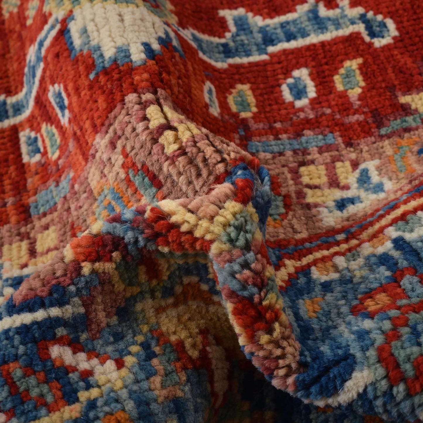 Multi Color Heriz Hand-Knotted Persian Rug (HZ-806)