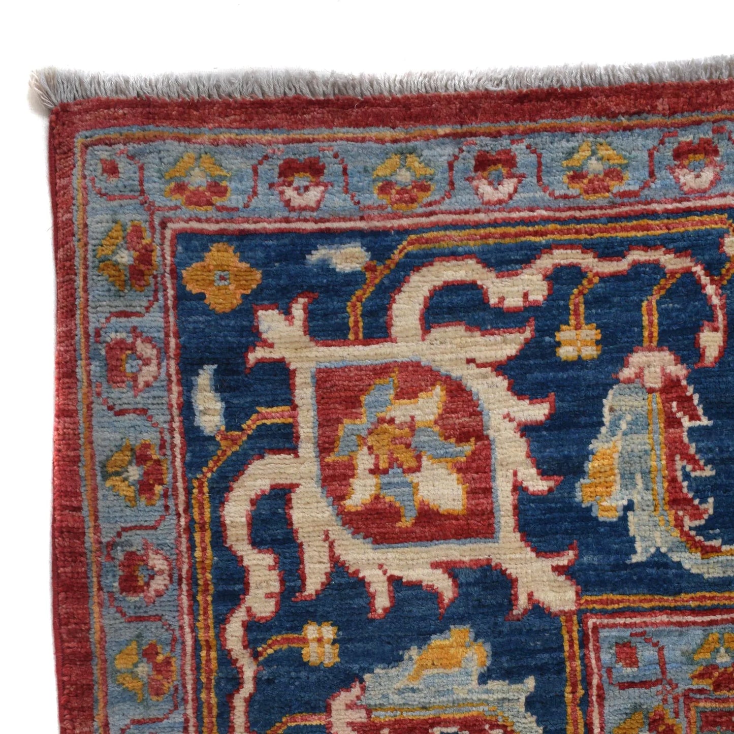 Multi Color Heriz Hand-Knotted Persian Rug (HZ-809)