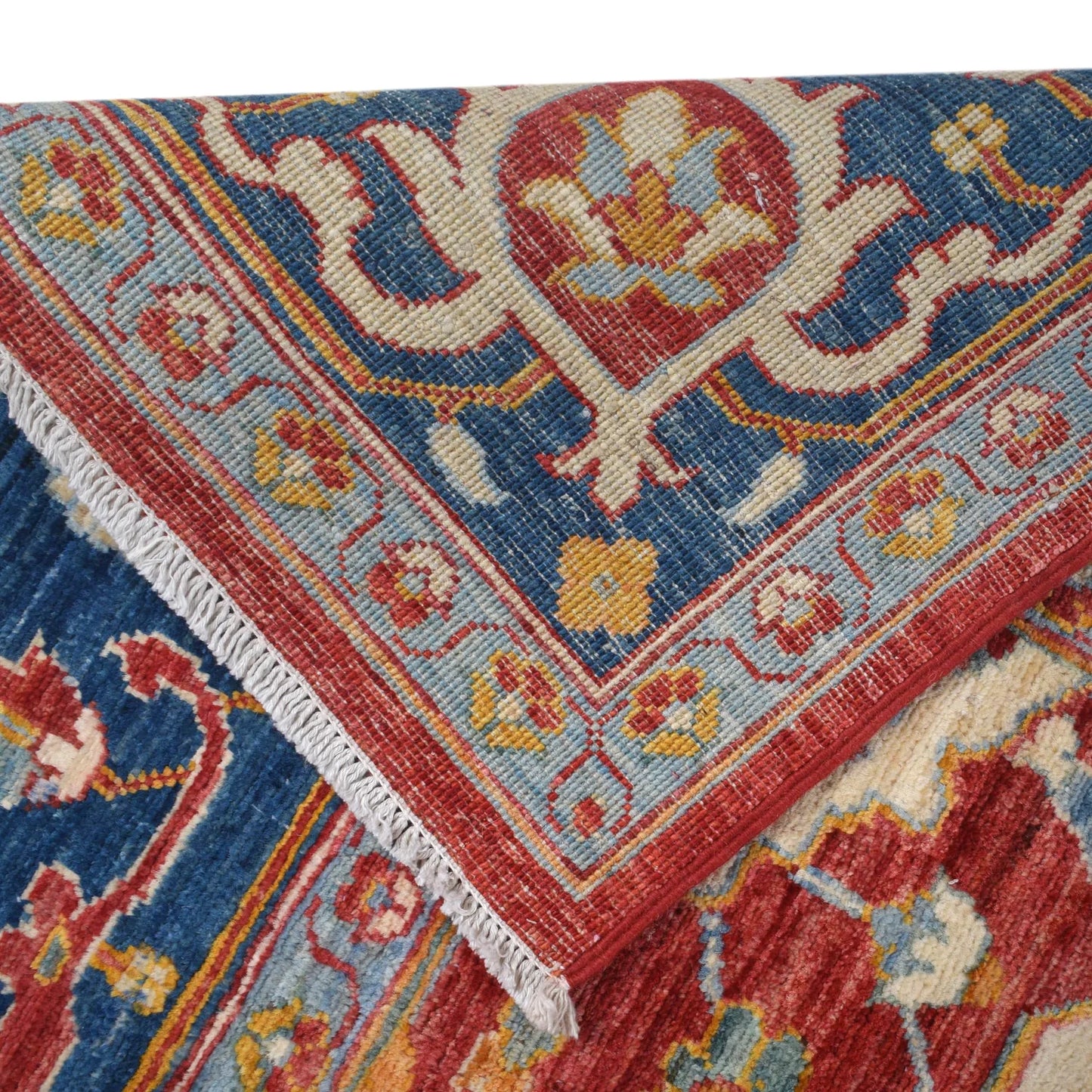 Multi Color Heriz Hand-Knotted Persian Rug (HZ-809)