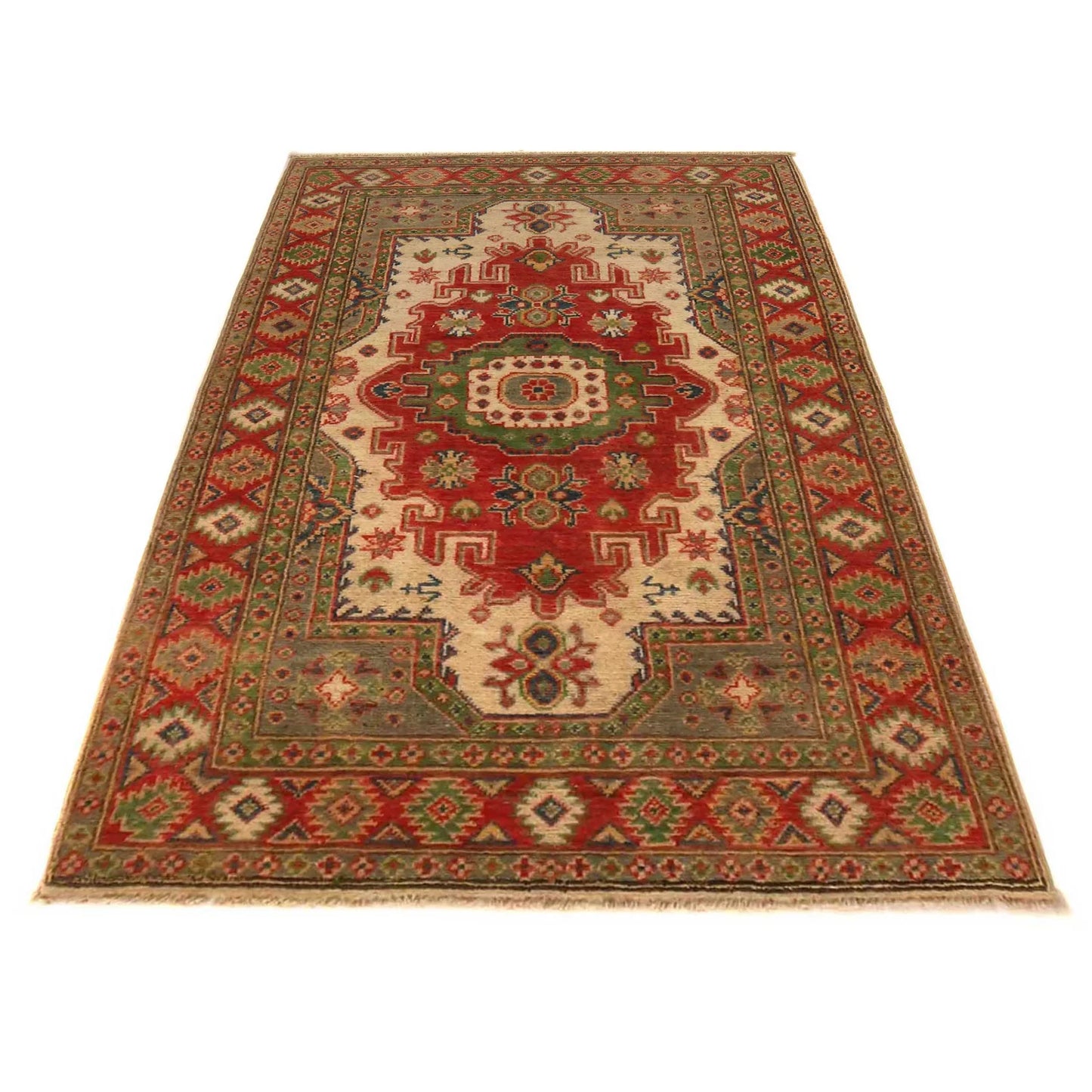 Multi Color Heriz Hand-Knotted Persian Rug (HZ-810)