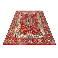 Red Heriz Hand-Knotted Persian Rug (HZ-812)