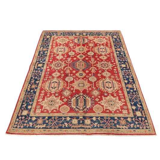 Multi Color Heriz Hand-Knotted Persian Rug (HZ-813)
