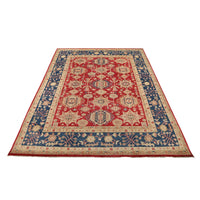 Red Heriz Hand-Knotted Persian Rug (HZ-814)