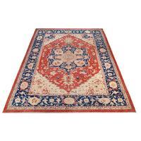 Multi Color Heriz Hand-Knotted Persian Rug (HZ-815)