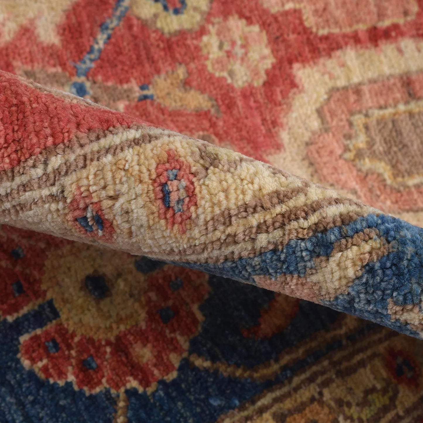 Multi Color Heriz Hand-Knotted Persian Rug (HZ-816)