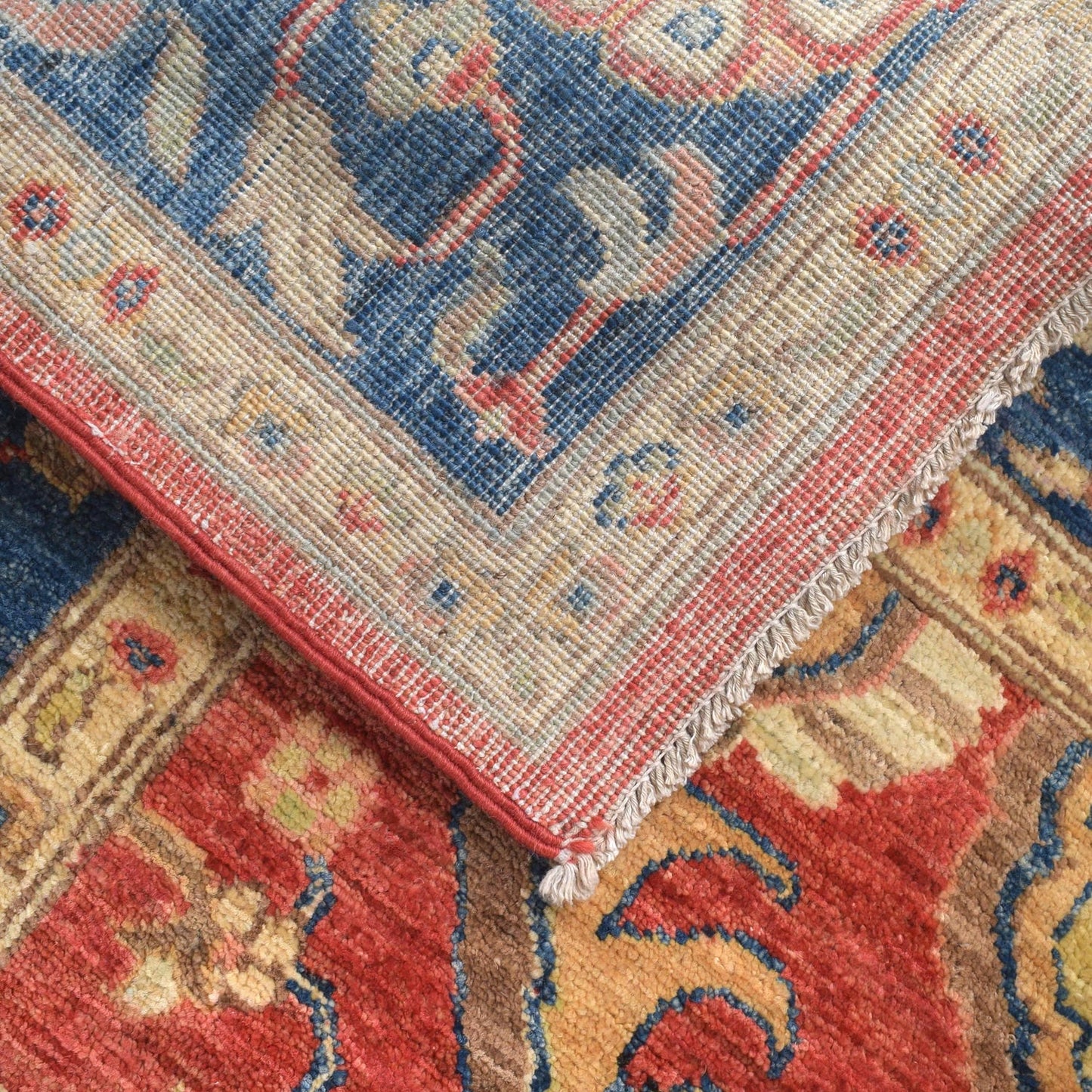 Multi Color Heriz Hand-Knotted Persian Rug (HZ-816)