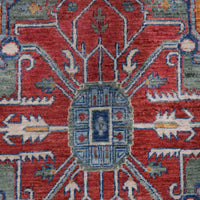 Multi Color Heriz Hand-Knotted Persian Rug (HZ-817)
