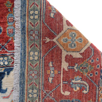 Multi Color Heriz Hand-Knotted Persian Rug (HZ-817)