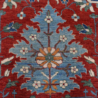 Red Heriz Hand-Knotted Persian Rug (HZ-818)