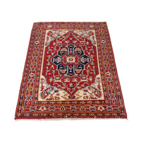 Red Heriz Hand-Knotted Persian Rug (HZ-820)