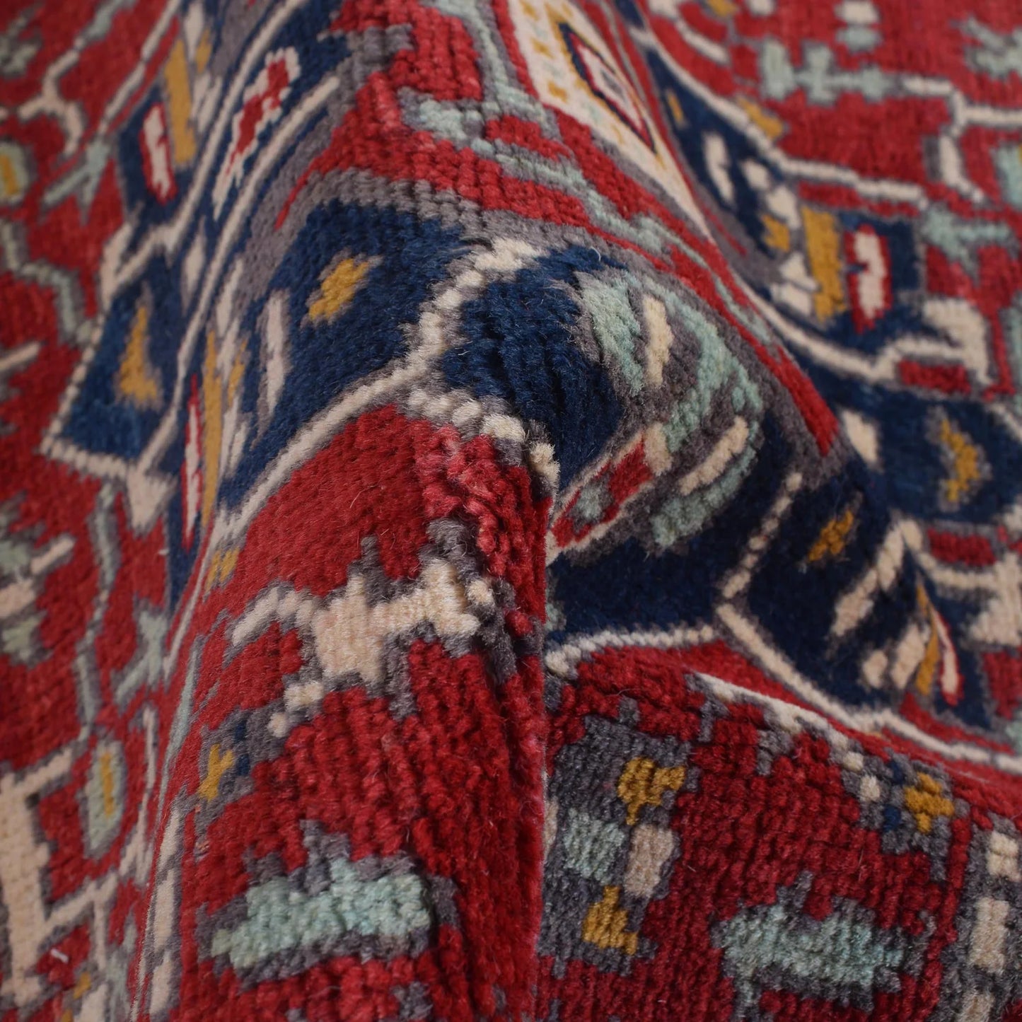 Red Heriz Hand-Knotted Persian Rug (HZ-820)