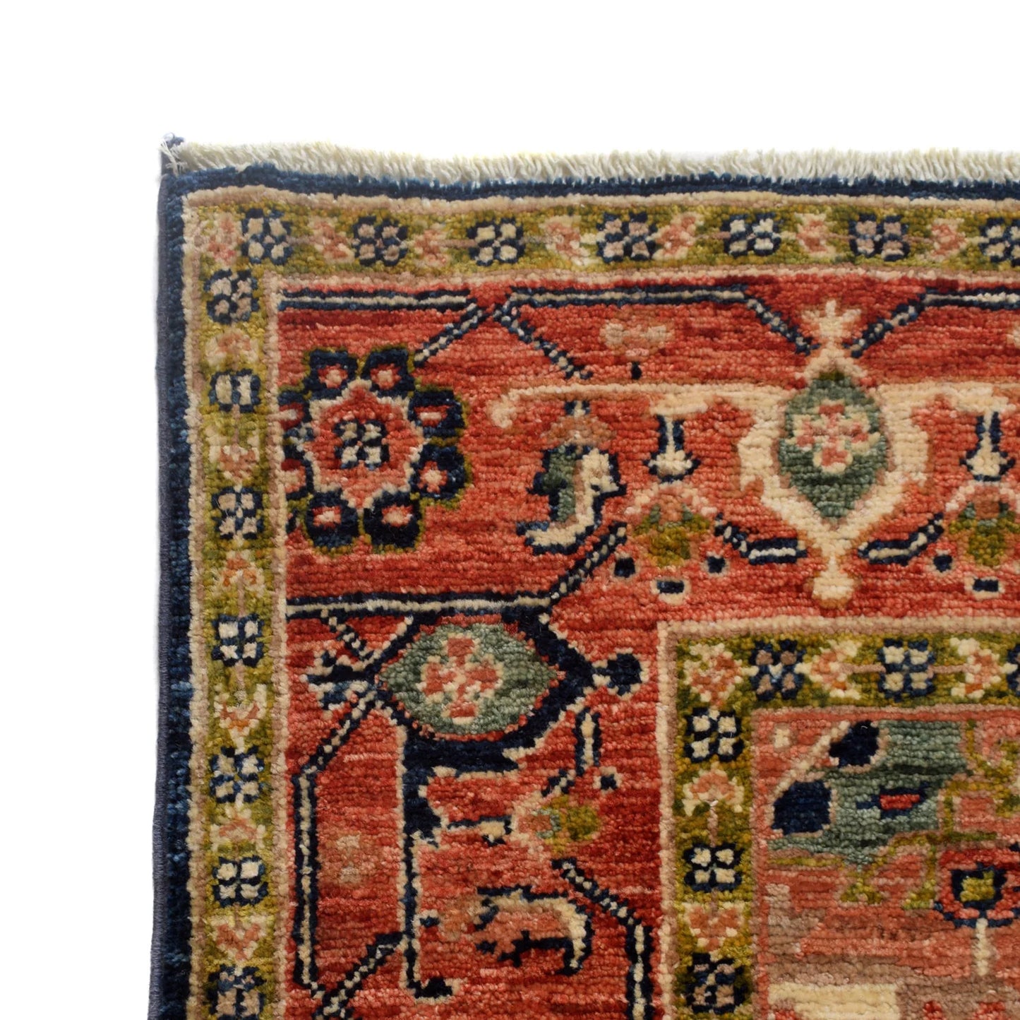 Multi Color Heriz Hand-Knotted Persian Rug (HZ-821)