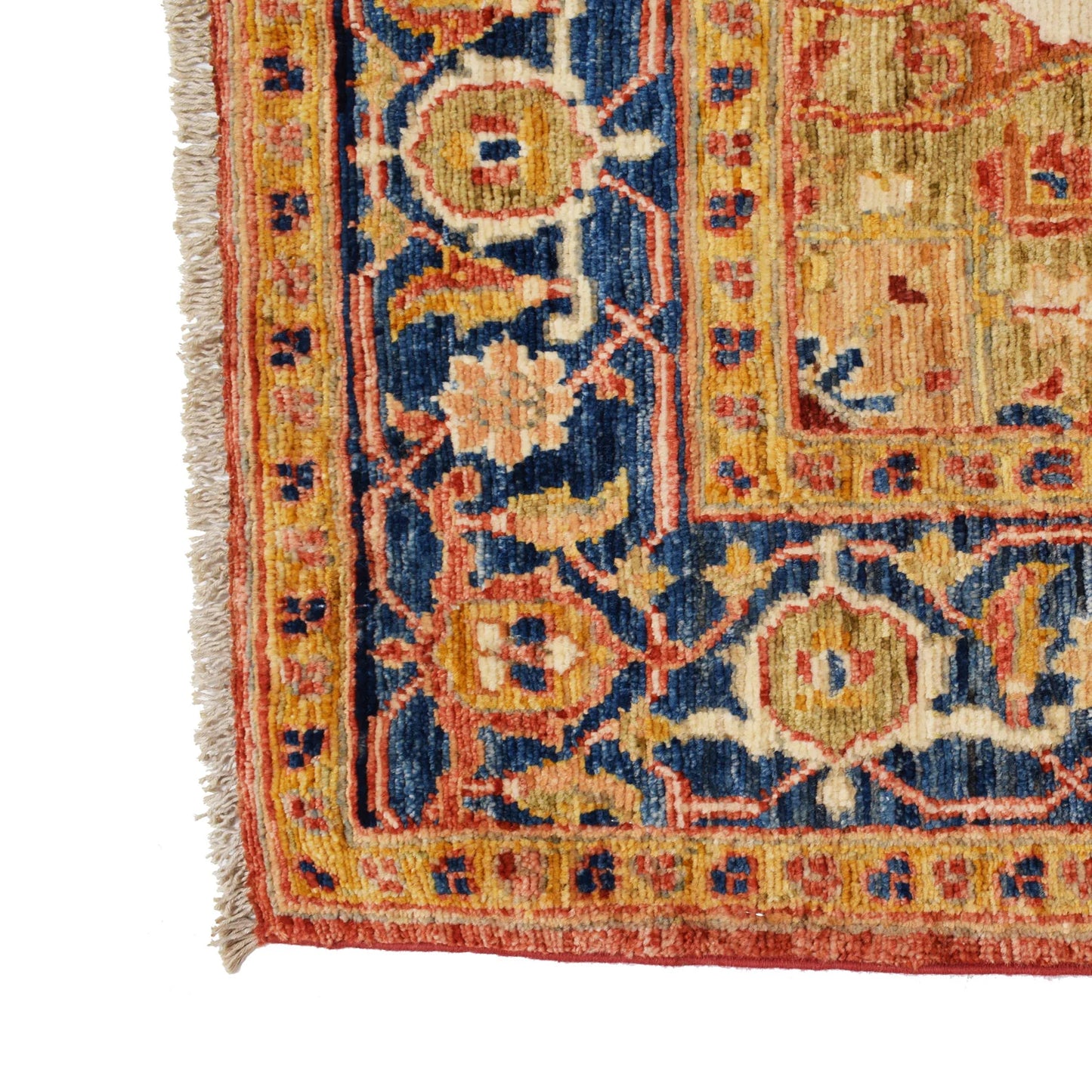 Multi Color Heriz Hand-Knotted Persian Rug (HZ-822)