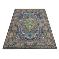 Grey  Heriz Hand-Knotted Persian Rug  (HZ-824)