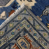Grey  Heriz Hand-Knotted Persian Rug  (HZ-824)