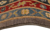 Grey Oriental Kazak Afghan Hand-knotted Rug (KK-201)