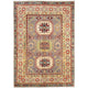Grey Oriental Kazak Afghan Hand-knotted Rug (KK-206)