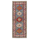 Blue Oriental Kazak Afghan Hand-knotted Runner (KK-209)