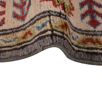 Grey Oriental Kazak Afghan Hand-knotted Runner (KK-210)