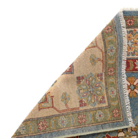 Blue  Oriental Kazak Afghan Hand-knotted Rug (KK-211)