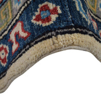 Ivory  Oriental Kazak Afghan Hand-knotted Rug (KK-213)