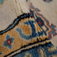 Ivory  Oriental Kazak Afghan Hand-knotted Rug (KK-213)